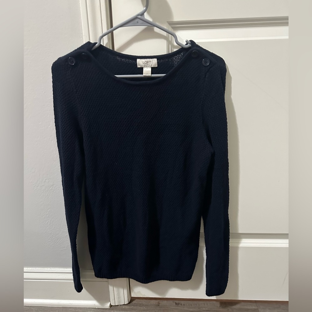 LOFT Midnight Knit Top